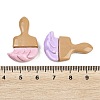 Opaque Resin Cabochons RESI-F071-02-3