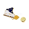 Halloween Theme Golden Alloy Brooches JEWB-U002-06C-3