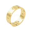 304 Stainless Steel Chain Shape Finger Ring RJEW-C084-01C-G-1