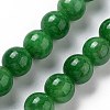 Natural Mashan Jade Round Beads Strands G-D263-10mm-XS13-1