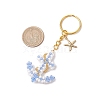 Iron Glass Seedbead Keychain KEYC-MZ00034-02-3