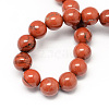 Natural Red Jasper Bead Strands G-R193-11-6mm-2