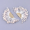 Polycotton(Polyester Cotton) Tassel Pendant Decorations LS-FIND-T041-01-2