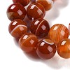 Natural Striped Agate/Banded Agate Beads Strands G-Z060-A01-C05-4