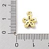 Rack Plating Brass Micro Pave Cubic Zirconia Pendants KK-P247-08G-3