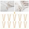 SUPERFINDINGS 10Pcs Alloy Bikini Clips FIND-FH0009-22G-5