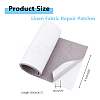 Self Adhesive Linen Fabric DIY-WH0542-20B-2