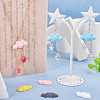 18Pcs 9 Colors Zinc Alloy Chandelier Component Links FIND-TA0002-54-7