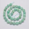 Natural Amazonite Bead Strands G-G970-10-10mm-2