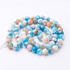 Natural Persian Jade Beads Strands X-G-D434-6mm-16-3