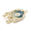 Brass Enamel Pendants KK-M308-04G-03-2