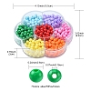 490Pcs 7 Colors Opaque Acrylic Beads SACR-YW0001-49-4