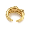 Rack Plating Brass Micro Pave Cubic Zirconia Finger Rings RJEW-C111-02G-3