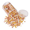 Cheriswelry 11 Strands 11 Styles Baking Painted Pearlized Glass Pearl Round Bead Strands HY-CW0001-04-13