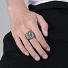 Stainless Steel Wide Finger Ring FIND-PW0020-14F-3