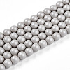 Baking Painted Pearlized Glass Pearl Bead Strands HY-N002-5mm-B05-2