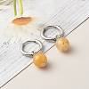 Natural Topaz Jade Beads Earrings for Girl Women Gift EJEW-JE04607-04-4