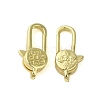 Brass Lobster Claw Clasps KK-B089-28G-1