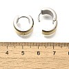 304 Stainless Steel Hoop Earrings for Women EJEW-C096-47GP-3