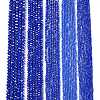 Electroplate Glass Beads Strands EGLA-A044-P8mm-B32-2