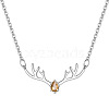 Deer Urn Ashes Pendant Necklace PW-WG78BFC-11-1