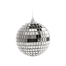 Plastic Disco Ball Pendant Decoration XMAS-PW0002-01E