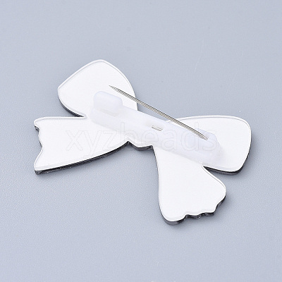 Acrylic Safety Brooches LS-JEWB-D006-B06-1
