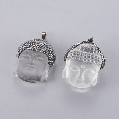 Glass Pendants GLAA-L022-03A-1