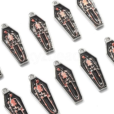 Alloy Enamel Pendants ENAM-CJC0021-01-1