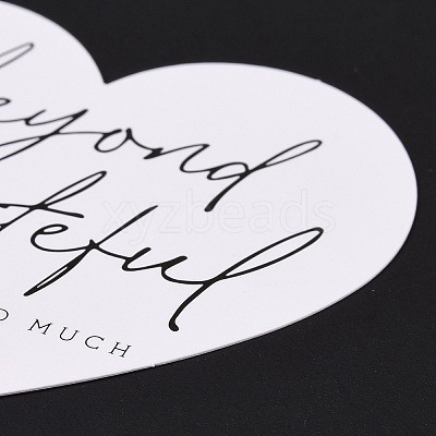 Coated Paper Thank You Greeting Card X1-DIY-F120-03C-1