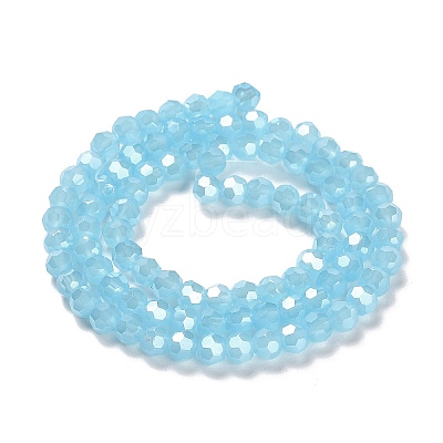 Electroplate Glass Beads Strands EGLA-A035-J4mm-A04-1