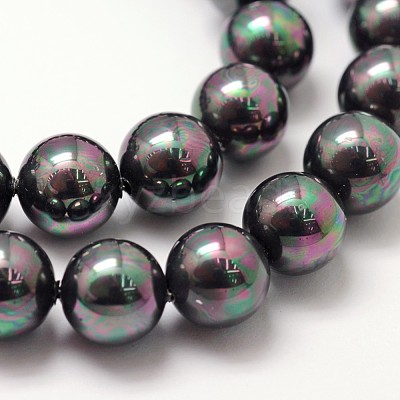 Shell Pearl Bead Strands X-BSHE-L025-05-8mm-1