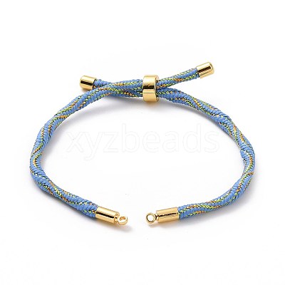 Nylon Cord Silder Bracelets MAK-C003-03G-19-1
