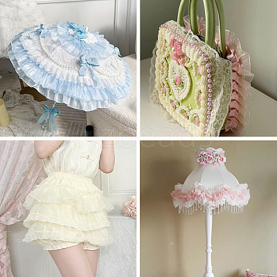 Polyester Lace Ribbon OCOR-TAC0035-25B-1