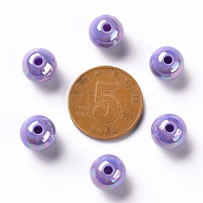 Opaque Acrylic Beads MACR-S370-D10mm-SS2114-1