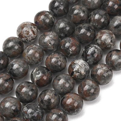 Natural Fluorescent Syenite Rock(Glow under UV Light) Beads Strands GG-NH0012-A01-10mm-1