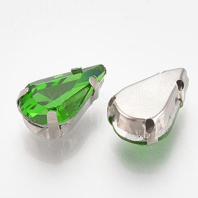 Sew on Rhinestone RGLA-T035-5x8mm-20-1