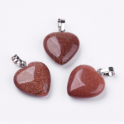 Synthetic Goldstone Pendants G-G956-B15-FF-1