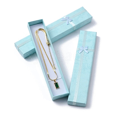 Cardboard Paper Necklace Boxes CON-G021-01B-04-1