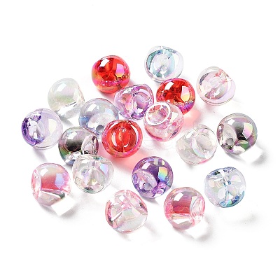 UV Plating Transparent Acrylic Pendants MACR-K356-05-1