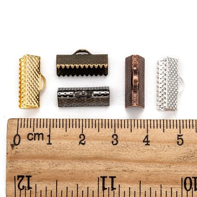 Mixed Iron Ribbon Crimp Ends E183-M-1