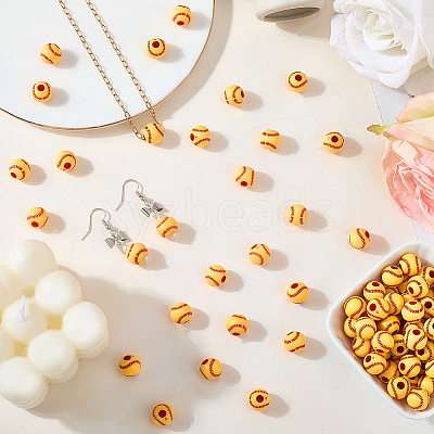 150Pcs Opaque Acrylic Round Beads MACR-PA0001-09A-1