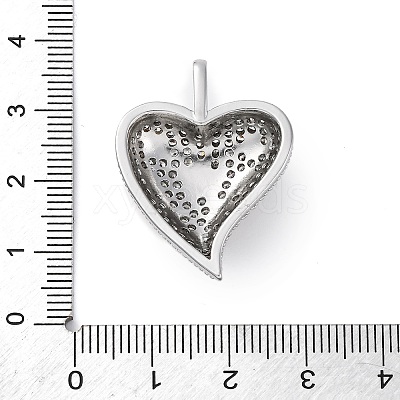 Brass Micro Pave Cubic Zirconia Pendants KK-S510-32GP-03-1