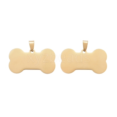 Ion Plating(IP) 304 Stainless Steel Pendants STAS-I140-07B-G-1