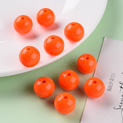 Opaque Acrylic Beads MACR-S370-C16mm-20-1