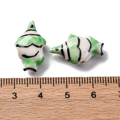 Handmade Porcelain Beads PORC-R002-02C-1