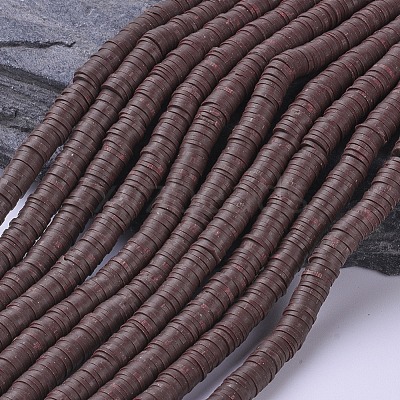 Handmade Polymer Clay Beads X-CLAY-R067-6.0mm-38-1