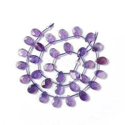 Natural Amethyst Beads Strands G-G805-B17-1
