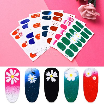 Full-Cover Wraps Nail Polish Stickers MRMJ-R086-MLE04-M-1