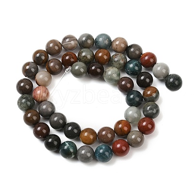 Natural New Ocean Jasper Bead Strands G-G954-01-8mm-01-1